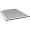 Ekena Millwork Arch Top Surface Mount PVC Gable Vent: Non-Functional, w/2"W x 1-1/2"P Brickmould Frame, 34"W x 40"H GVPAR34X4002SN - alternate 4